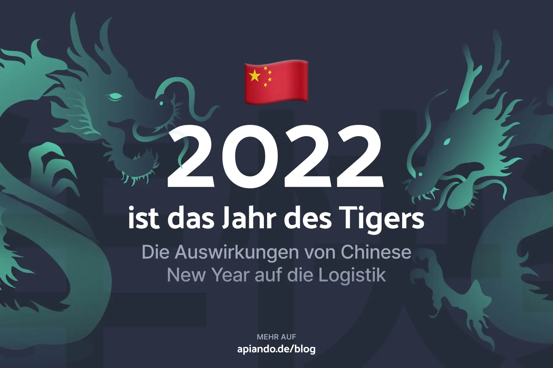 Infografik zum Thema Chinas Jahr des Tigers Auswirkungen auf Logistikprozess im E-Commerce