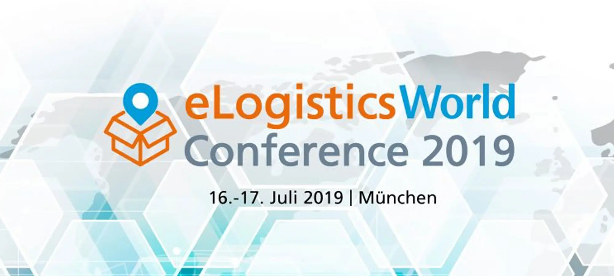 Cover zur eLogistic World Messe 2019 in München