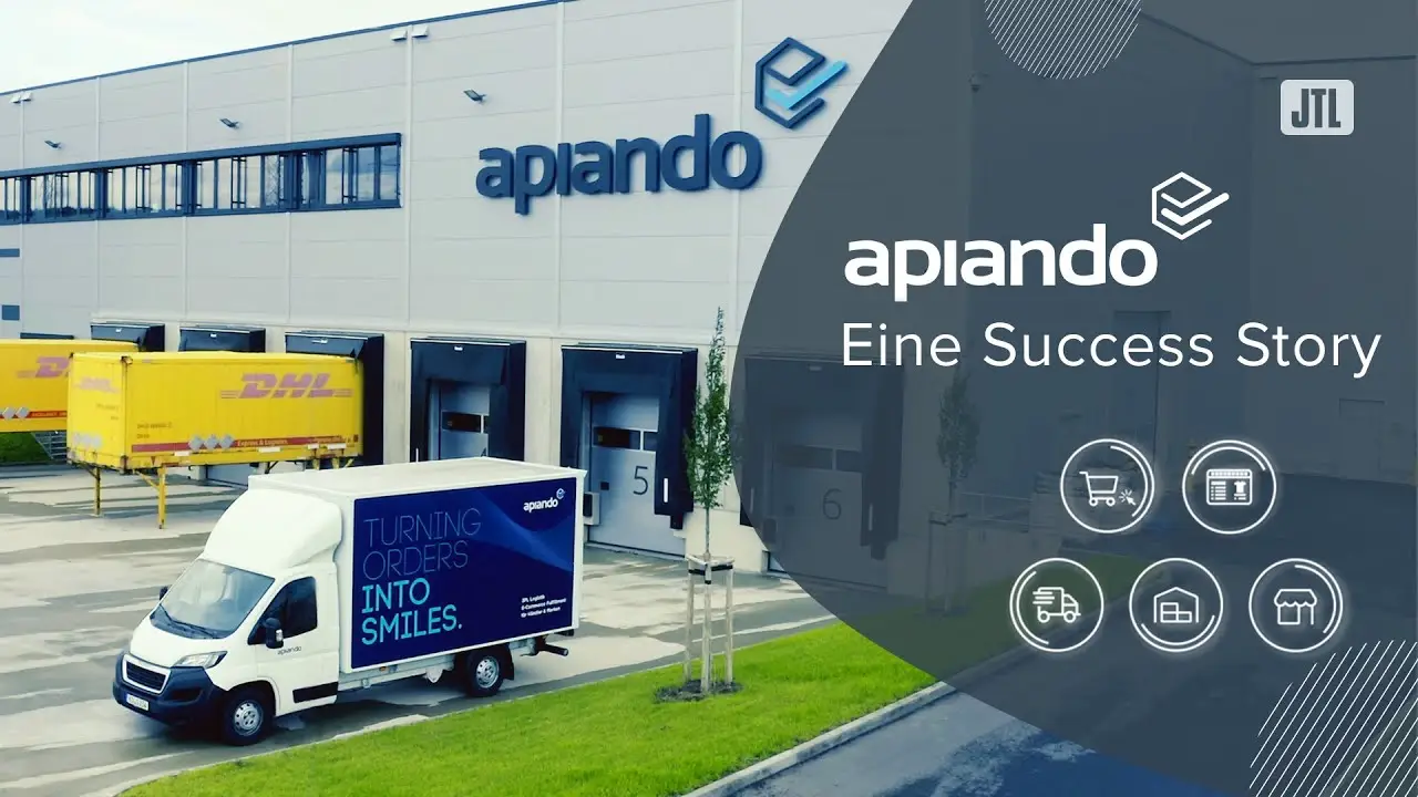 Apiando Success Story – LKW steht vor dem Apiando Logistikzentrum